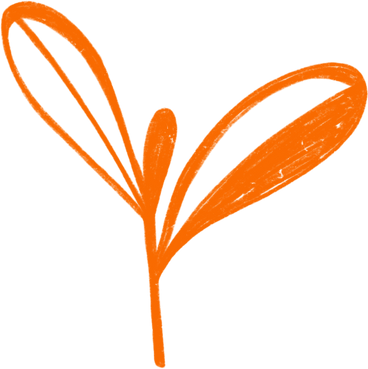 orange sprout PNG, SVG