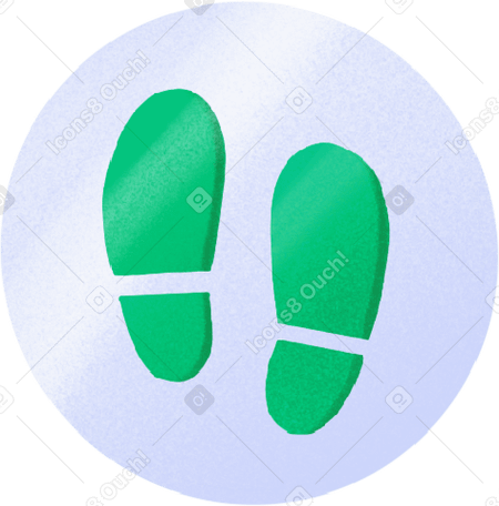 icon with a boot print PNG、SVG