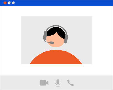 video chat window with support PNG, SVG