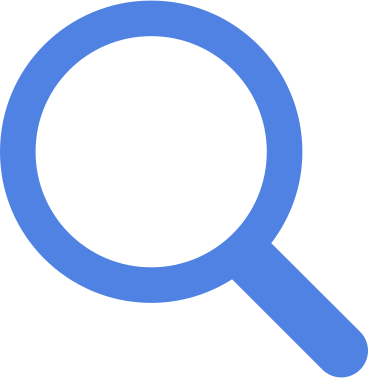 blue search magnifier PNG, SVG