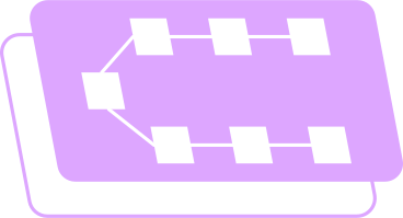 チェーンが付いた紫色の傾いた長方形 PNG、SVG