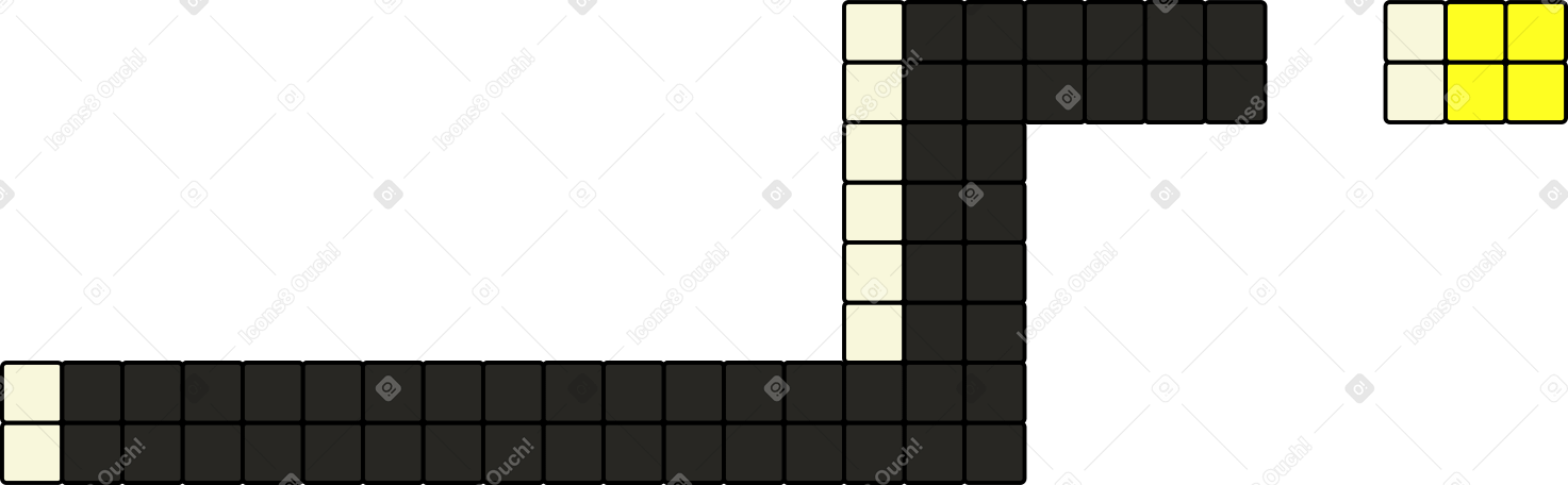 Tetris serpente PNG, SVG