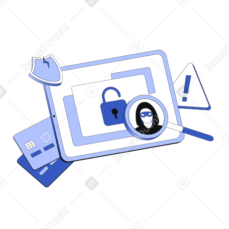 사기 탐지 및 예방, 사이버 보안 PNG, SVG