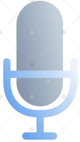 retro microphone icon Illustration in PNG, SVG