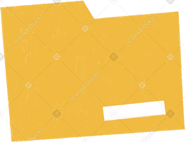 yellow folder for documents PNG, SVG