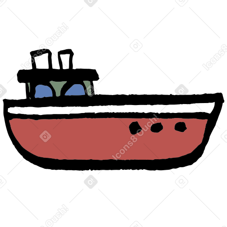 Лодка в PNG, SVG