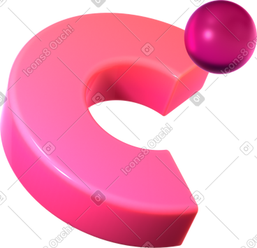 Glass sphere and part of doughnut diagram PNG, SVG