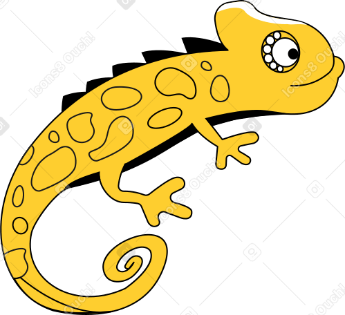chameleon PNG, SVG