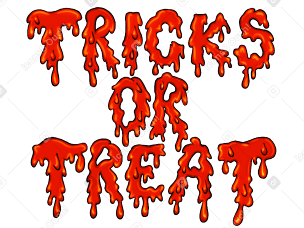 tricks or treat pm Illustration in PNG, SVG