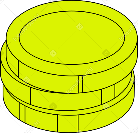 three coins Illustration in PNG, SVG