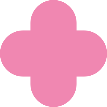Pink quatrefoil в PNG, SVG