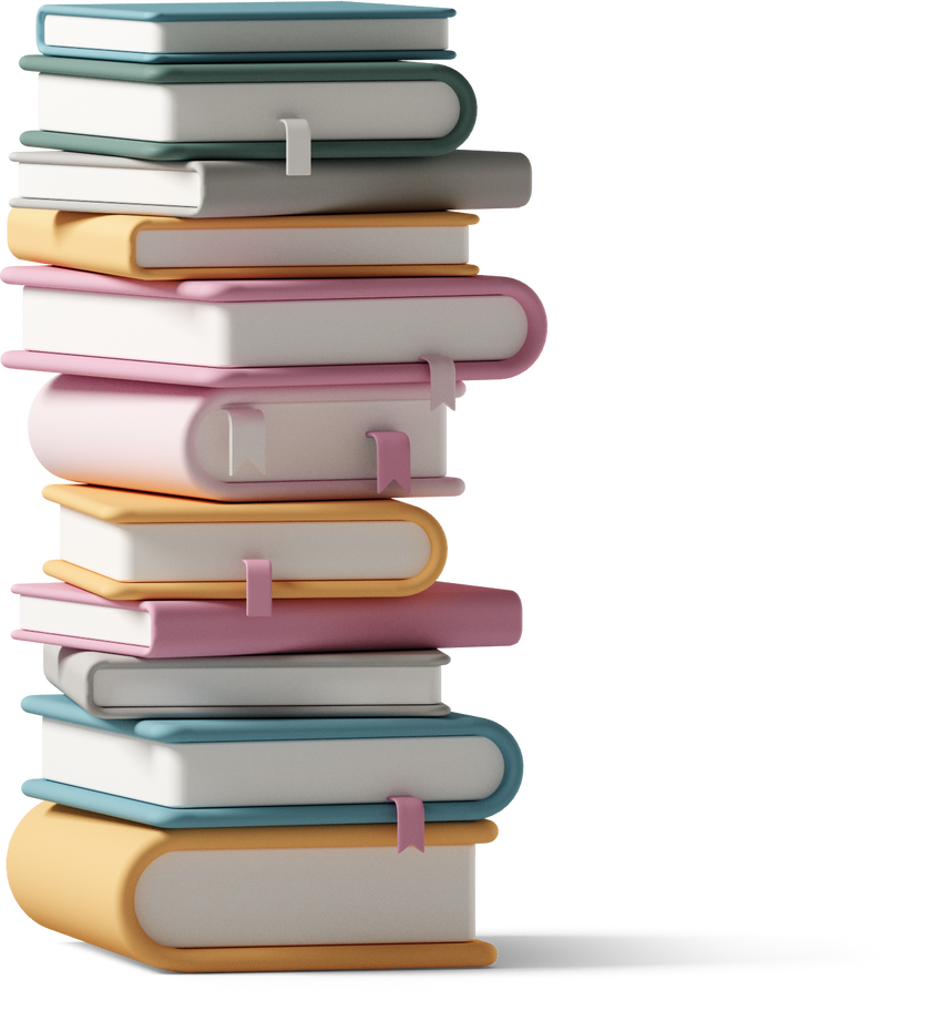 pile of books Illustration in PNG, SVG
