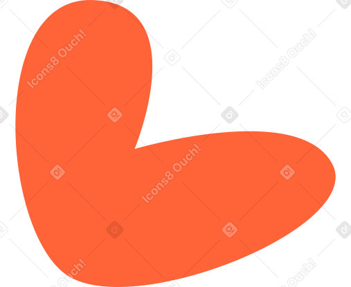 красное сердце в PNG, SVG