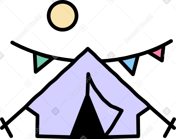 tent icon PNG, SVG