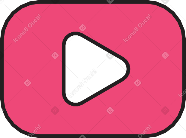 youtube video hosting icon PNG, SVG