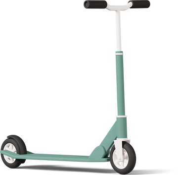scooter turned right PNG, SVG