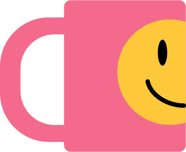 smiley face mug PNG, SVG