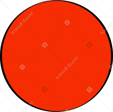 Red sun Illustration in PNG, SVG