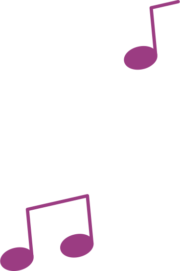 burgundy musical notes PNG, SVG
