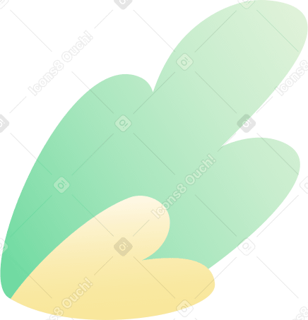 yellow and green leaves Illustration in PNG, SVG