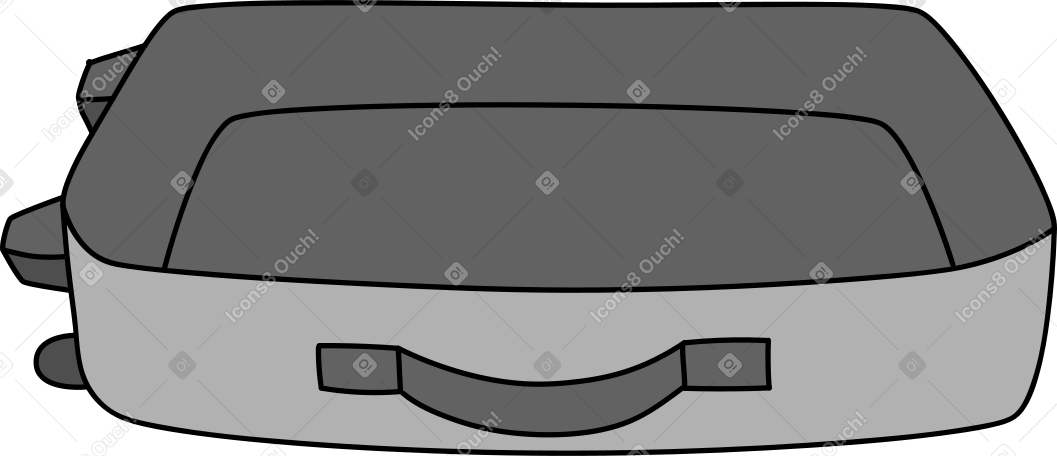 bottom of suitcase Illustration in PNG, SVG