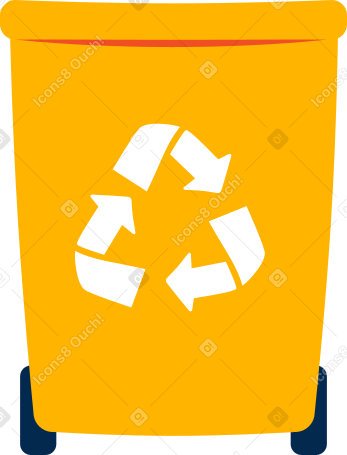 tacho de reciclaje PNG, SVG