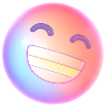 Abstract   emoji beaming face with smiling eyes PNG, SVG