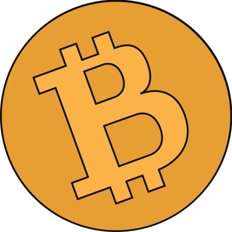 yellow bitcoin coin Illustration in PNG, SVG