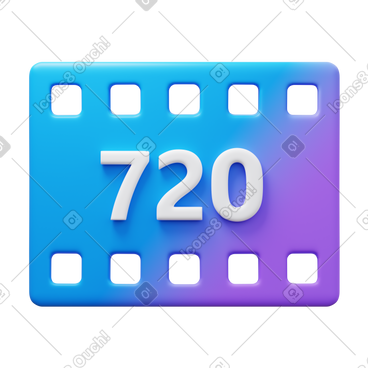 高清 720p PNG, SVG