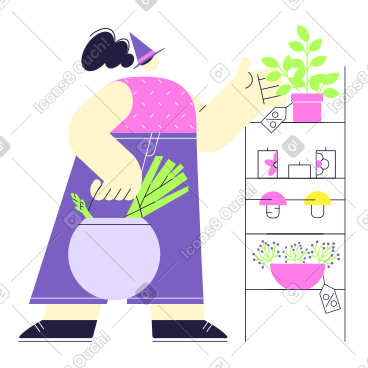 The witch is on sale PNG, SVG