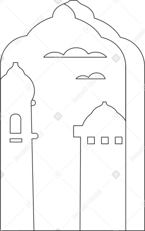 印度拱门 PNG, SVG