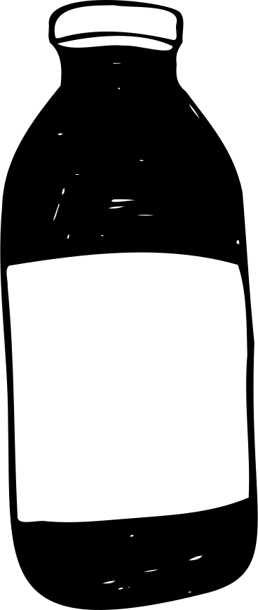 玻璃果汁瓶 PNG, SVG