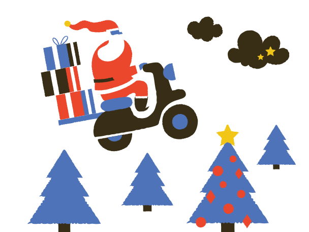 Santa Claus Illustration in PNG, SVG