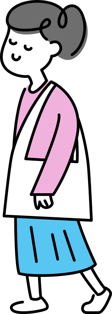 Mujer con un bolso PNG, SVG