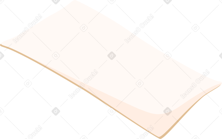 blanket Illustration in PNG, SVG