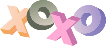 Надпись xoxo текст в PNG, SVG