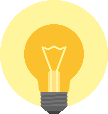 Идея лампочки в PNG, SVG