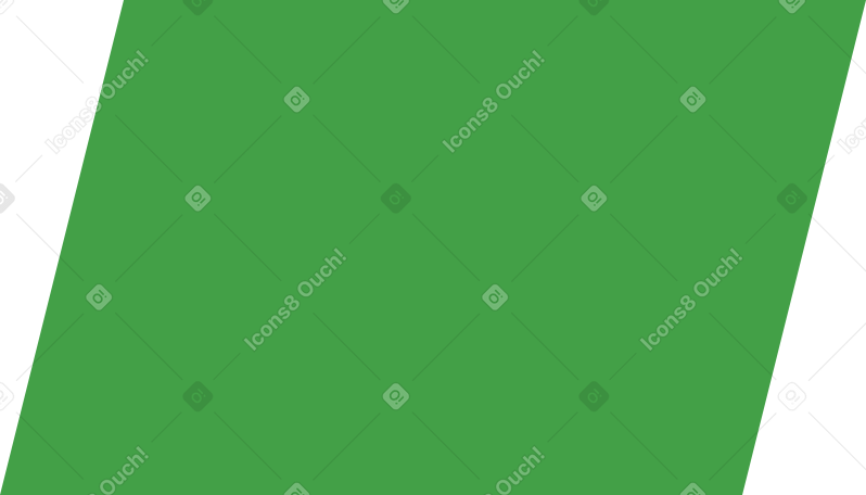 parallelogram green PNG, SVG
