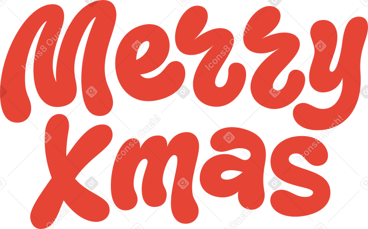メリークリスマステキストをレタリングする PNG、SVG