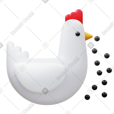 Feeding chicken PNG, SVG