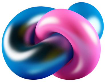 D abstract colorful form PNG, SVG