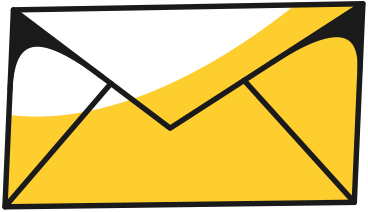 yellow letter mail PNG, SVG