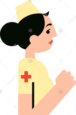 медсестра в PNG, SVG