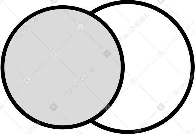 circles on the diagram PNG、SVG