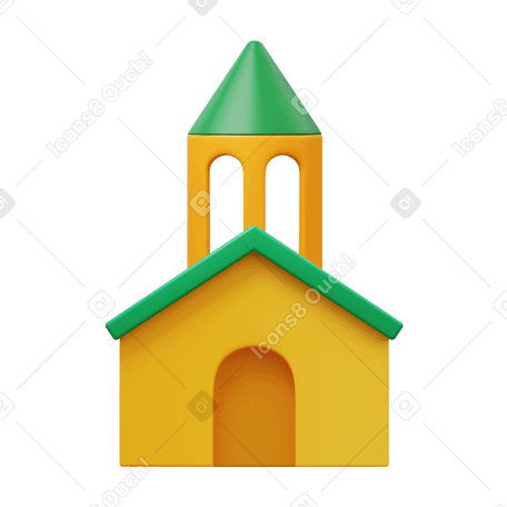 3D chapel PNG、SVG