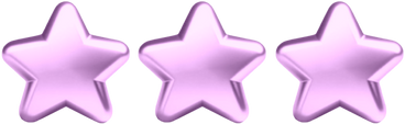 pink rating stars PNG, SVG