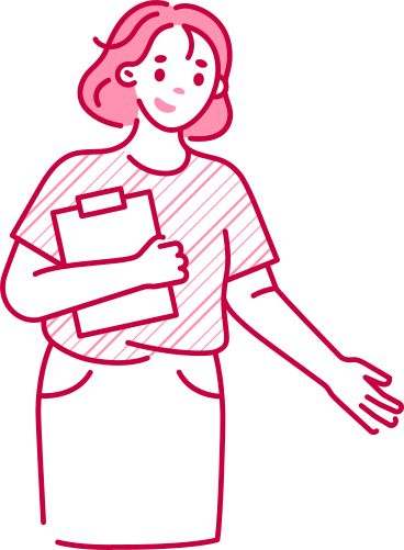 Woman holding a folder PNG, SVG