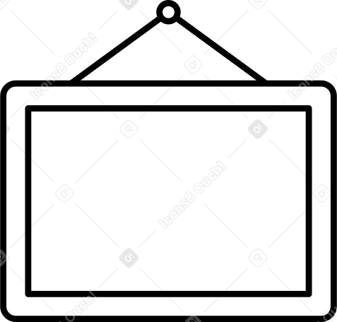 picture frame Illustration in PNG, SVG