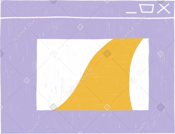 purple browser window Illustration in PNG, SVG