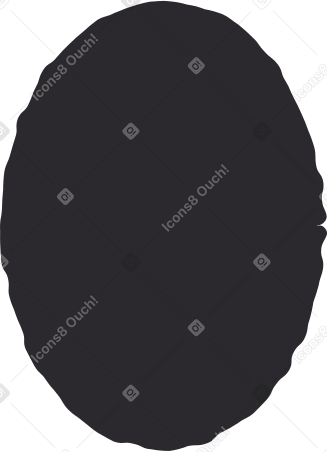 ellipse black Illustration in PNG, SVG